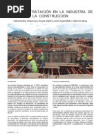 La Subcontratación en La Industria de La Construcción