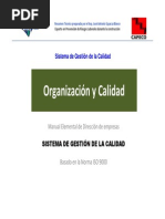 Organización y Calidad