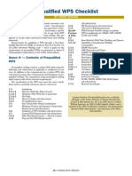 Prequalified WPS Checklist PDF