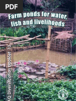 FAO-Farm Ponds For Water Fish and Aquaculture