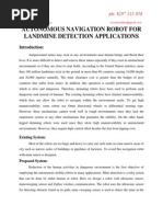 Autonomous Navigation Robot For Landmine Detection Applications PDF