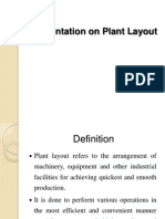 Presentation On Plant Layout