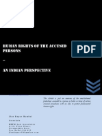 Human Rights of The Accused-An Indian Perspective