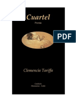 Cuartel. Poesía. Clemencia Tariffa.  