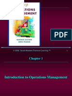 Introduction To - Operations Management