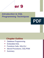 Introduction To SQL Programming Techniques