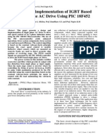 Design and Implementation of IGBT Based Single Phase AC Drive Using PIC 18F452