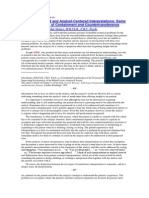 Steiner, J. (1994) - Patient-Centered and Analyst-Centered Interpretations. Some Implications of Containment and Countertransference