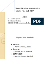 Course Name: Mobile Communication Course No.: ECE 4207