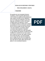 Poemas de Escritores y Pintores, Por Guillermo E. Matta