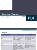 Relative Clauses