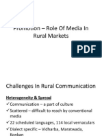 1.16.promotion - Role of Media in Rural Markets