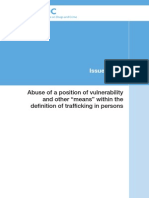 UNODC 2012 Issue Paper - Abuse of A Position of Vulnerability