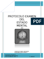 Protocolo Examen Mental