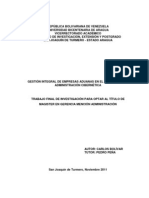 Tesis Uba Gestion Integral de Empresas Aduanas en El Enfoque Administrativo de Al Cibernetica