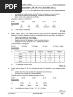 Prueba de Diagnostico 2013-I y Solucionario