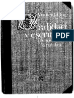 La Escritura Reestructura La Conciencia - Walter Ong