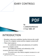 Boundary Controls-System Audit