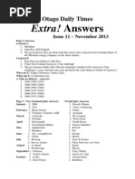 Extra Answers - Nov 2013