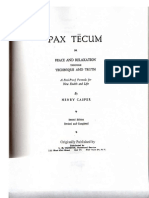 Henry Casper - Pax Tecum or Peace and Relaxation Through Technique and Truth