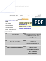 Hepatitis Flashcard