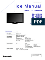 Panasonic TX-32u10e L37u10e Chassis Glp24 SM