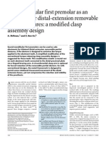 The Mandibular First Premolar As An Abutment For Distal-Extension Removable Partial Dentures: A Modified Clasp Assembly Design