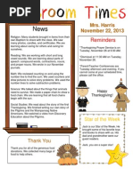 November Newsletter