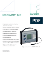 Defectometer 2.837: Eddy Current Test Instrument DEFECTOMETER 2.837