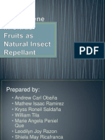 D-Limonene in Citrus Fruits As Natural Insect Repellant