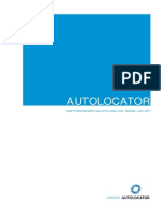 Autolocator: Fleet Management Industry Analysis / Russia / July 2011