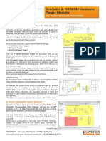 Simcoder & Ti-F28335 Hardware Target Modules: For Automatic Code Generation