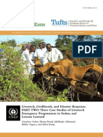 Livestock, Livelihoods, and Disaster Response: PART TWO: Three Case Studies of Livestock Emergency Programmes in Sudan, and Lessons Learned