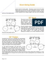 Drum Sizing Chart