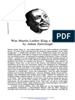 Adam Fairclough - Was Martin Luther King A Marxist?