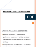 Balance Scorecard - Pantaloon Retail