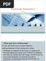 Factoraje Financiero y Autofinanciamiento