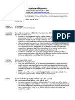 Downey Resume CV