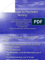 Introduction To Psychiatric Nursing