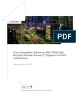 Design - Cisco Virtualization Solution For EMC VSPEX With Microsoft Hyper-V 2012 For 50 VM