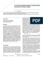 Quantitative Structure-Retention Relationships of Antimicrobial Hydrazides Evaluated by Reverse-Phase Liquid Chromatography