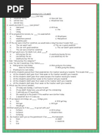 Soal Ulangan Conditional Sentence XI