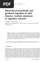 Hierarchical Households and Gendered Migration in LA