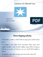 A Presentation On Maersk Line