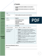 PPP Lesson Plan Template