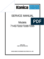 Konica Minolta csm-7145 7222 7228 7235 SM