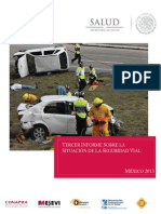 Tercer Informe Sobre La Situación de La Seguridad Vial - México, 2013 (CONAPRA)