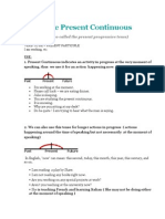 Present Continuous Use - Doc1