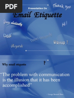 Email Etiquette