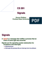 CS 201 Signals: Gerson Robboy Portland State University